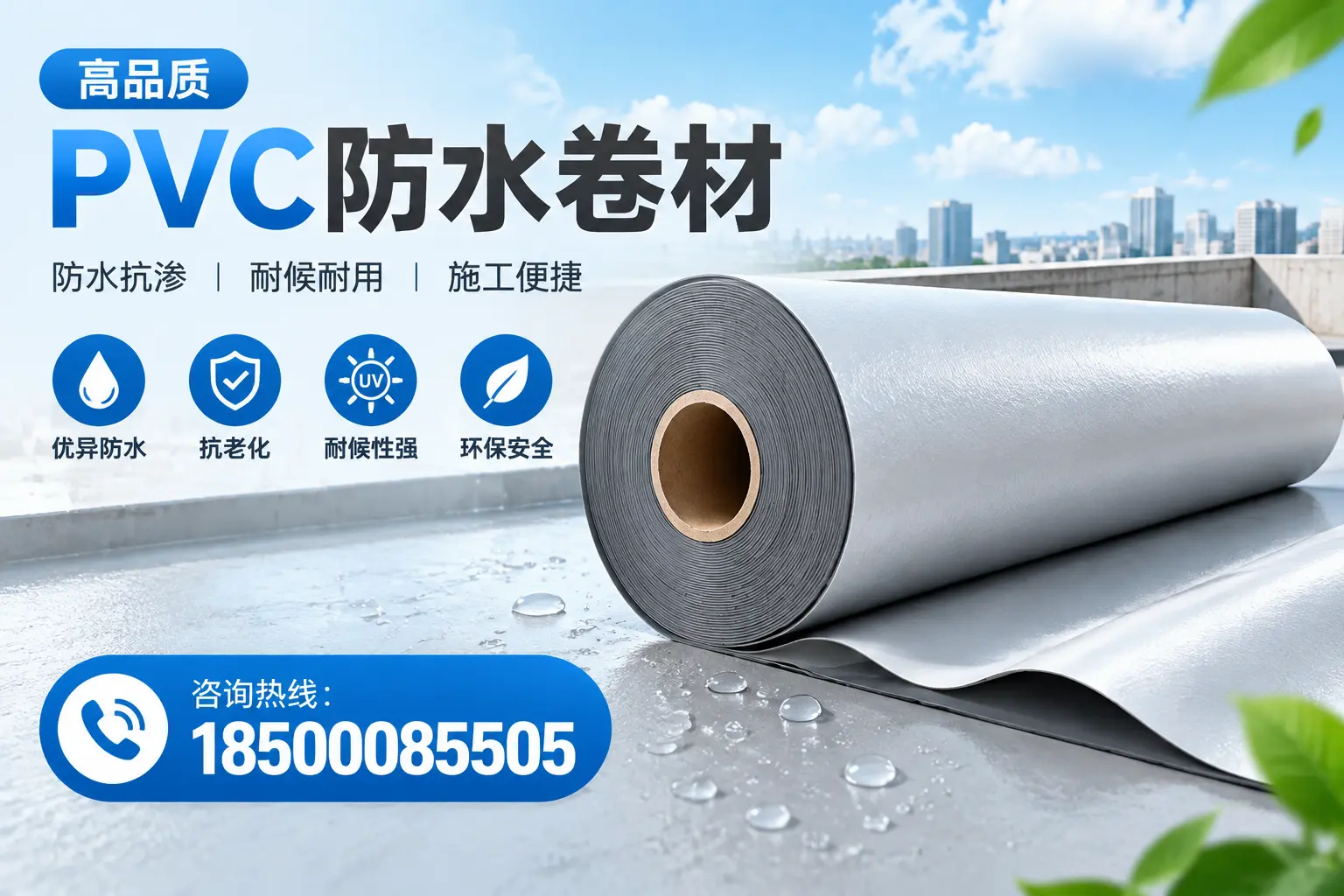 什么是pvc防水卷材?遂宁消费者需了解的基础知识