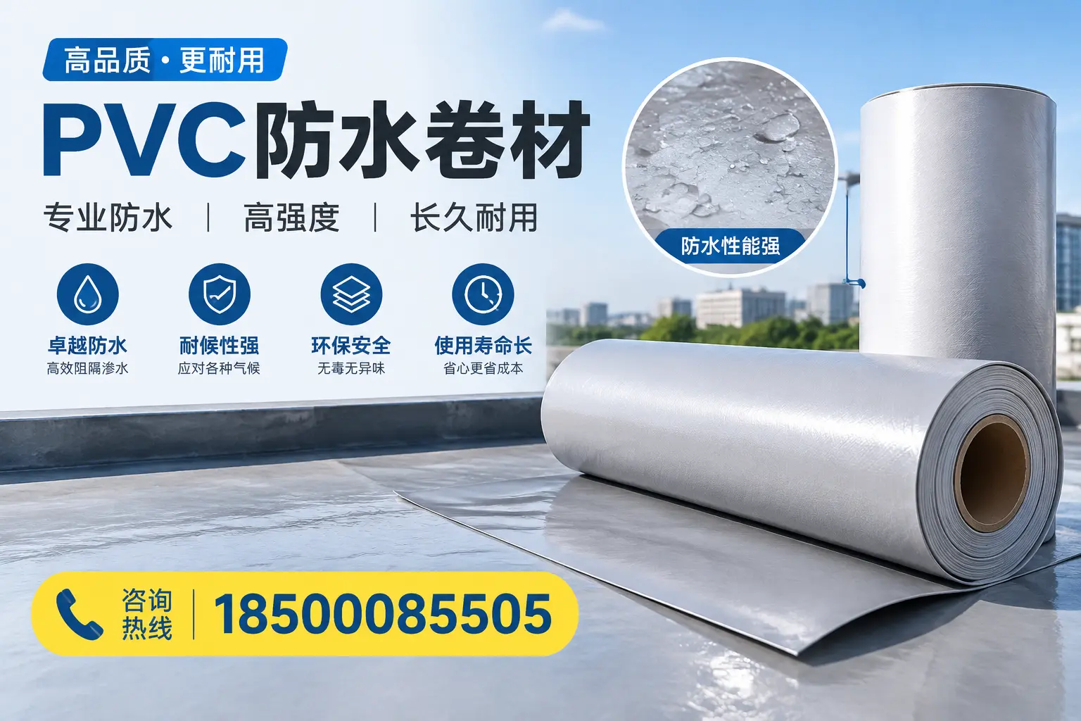 PVC防水卷材的安装方法与注意事项，遂宁用户必看